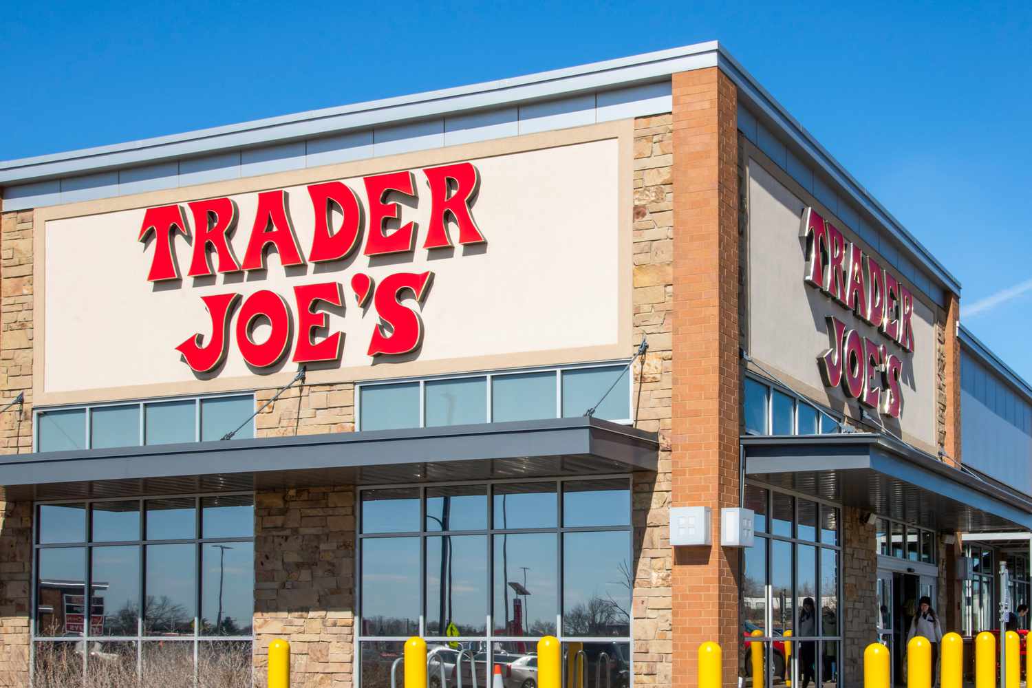 Outside view of a Trader Joe's store