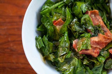 easy collard greens and bacon