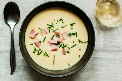 Potato Leek Ham Soup
