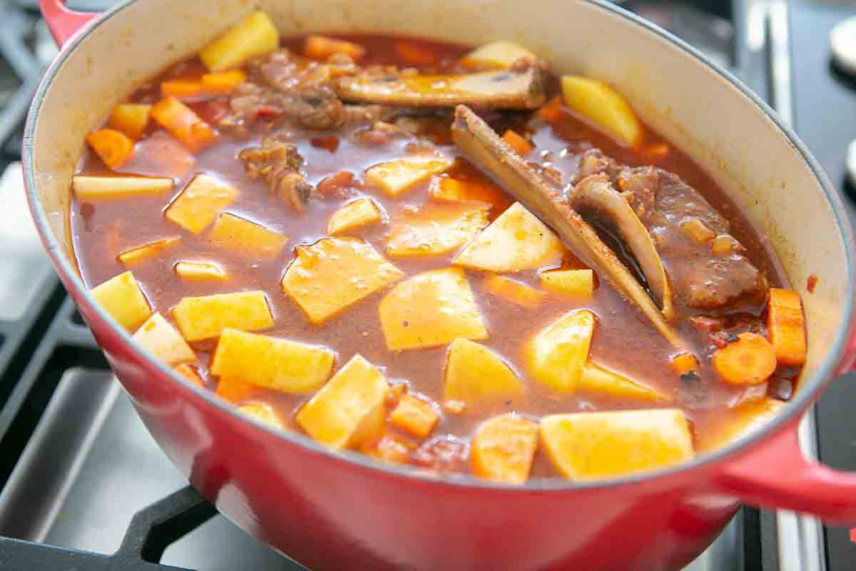 cook short rib beef stew