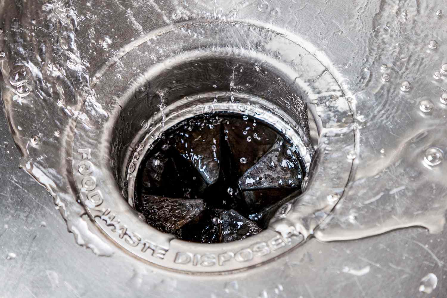 water going down the drain