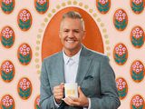 Portrait of Ross Mathews on a floral background
