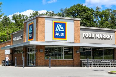Aldi storefront