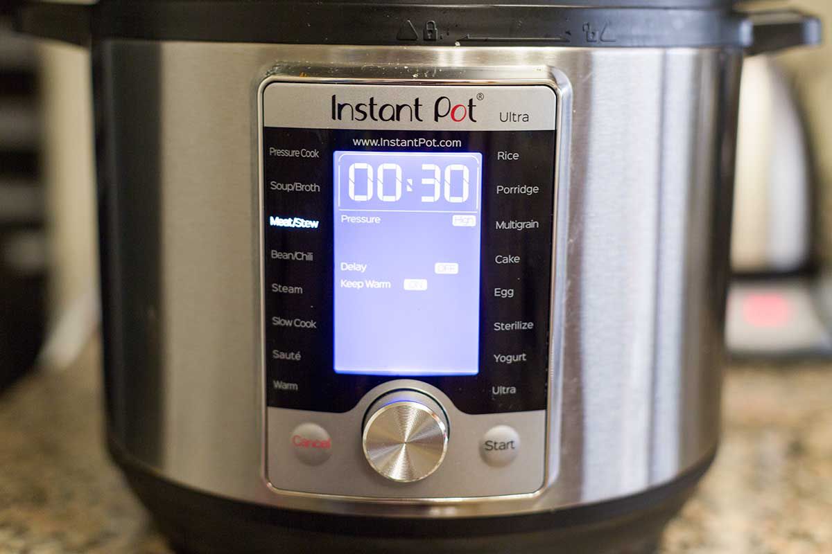 Cook Irish Guinness Beef Stew for 30 minutes in the Instant Pot