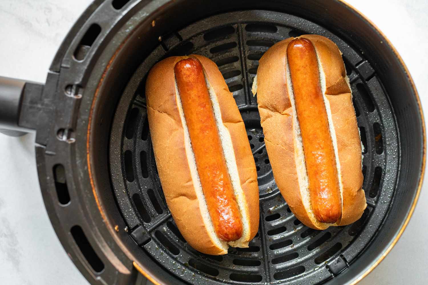 Hot Dogs in Buns in Air Fryer