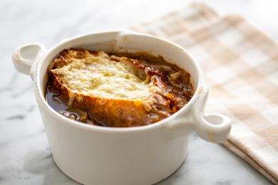 French Onion Soup in a bowl
