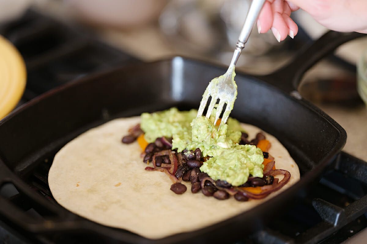 Vegetarian quesadilla recipe