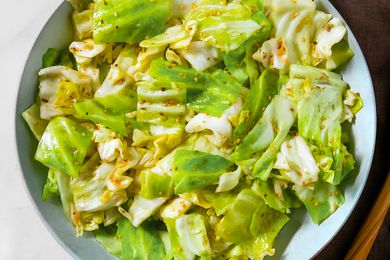 Yamitsuki Cabbage (Japanese izakaya cabbage) on a plate