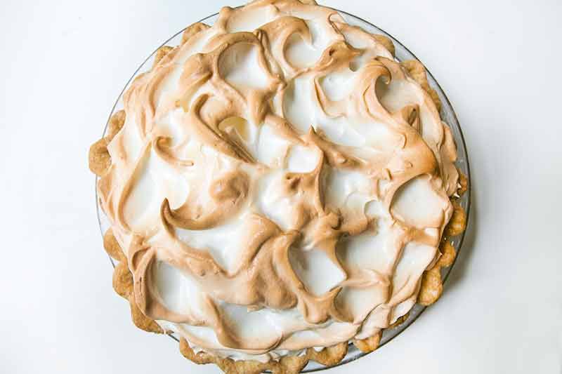 Perfectly baked lemon meringue pie