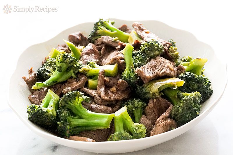 Broccoli Beef stir fry in a bowl