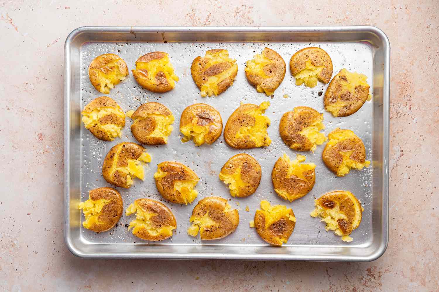 smashed potatoes