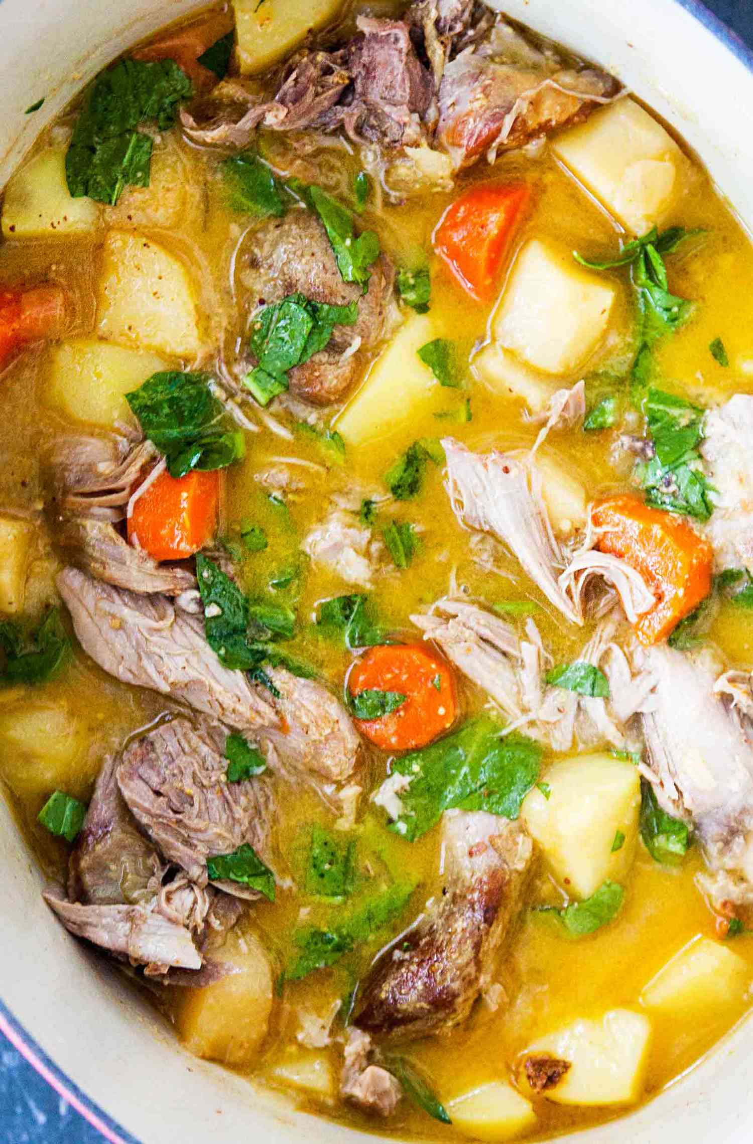 Slow Cooker Turkey Stew with Mustard