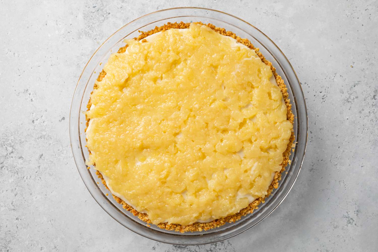 Pineapple Mix Added to Piña Colada Pie 