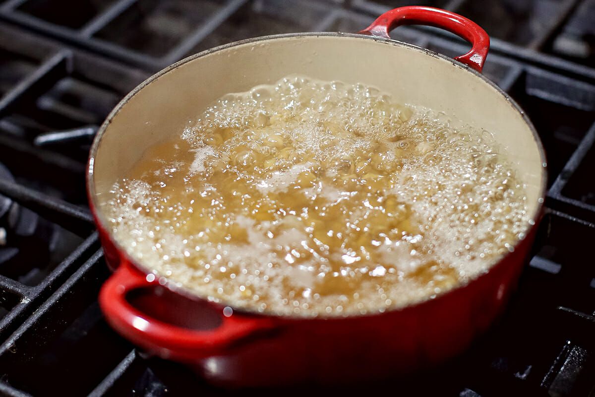 How to Cook Dry Beans simmer the beans