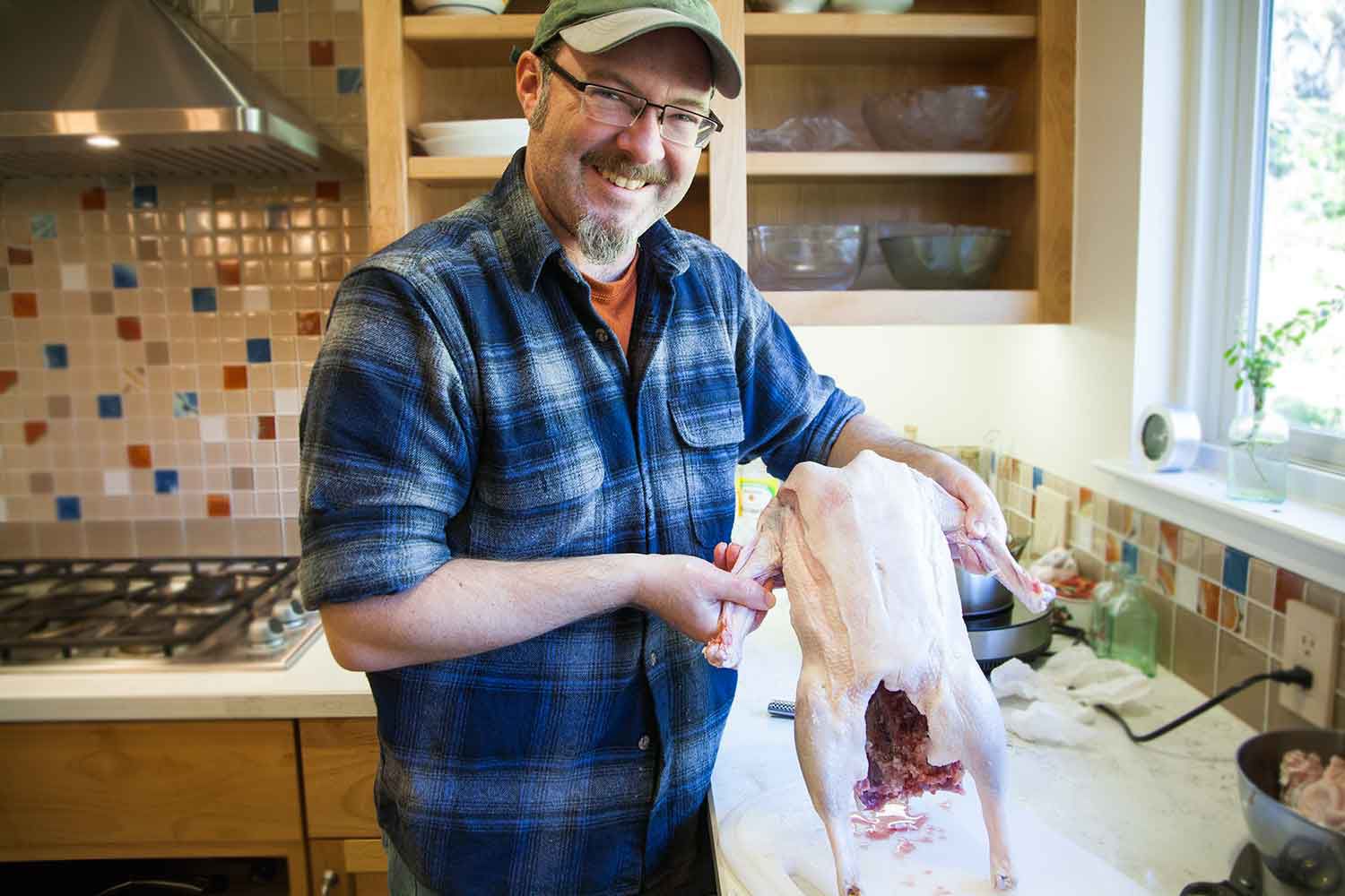 Hank Shaw About to Prep Goose