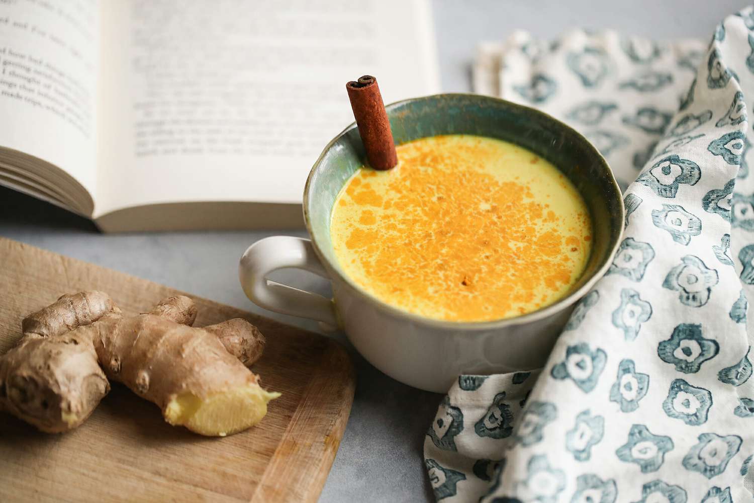 Golden milk latte