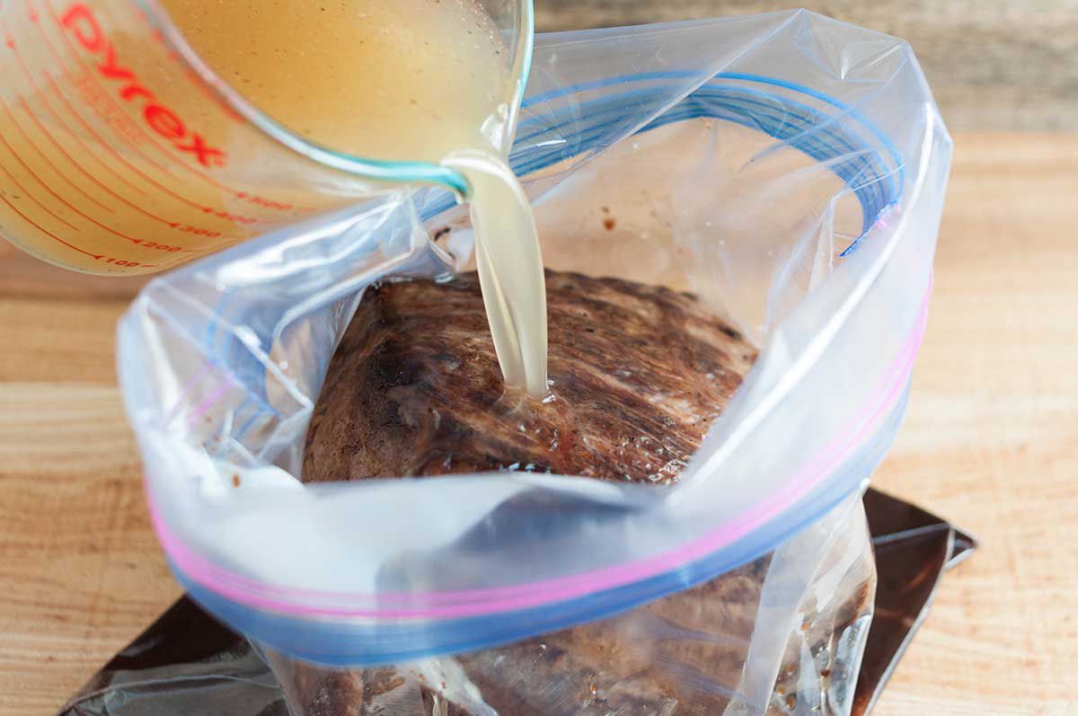 Sous Vide French Dip Sandwiches