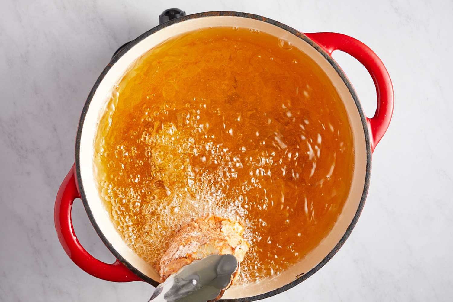 Frying chicken