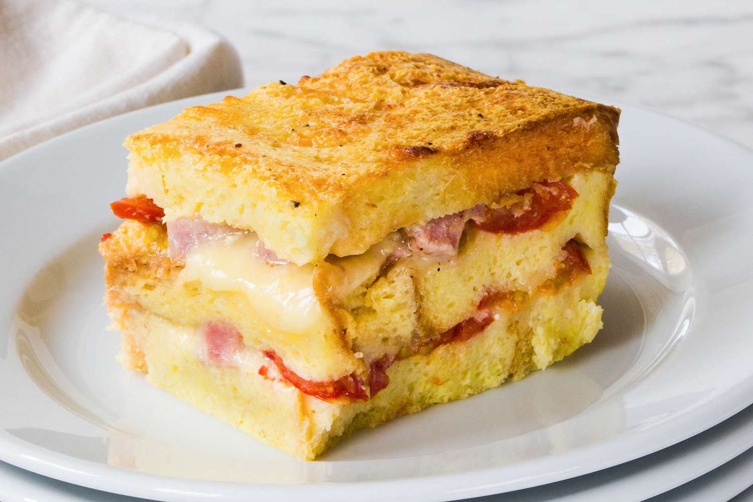 Ham and Cheese Breakfast Casserole