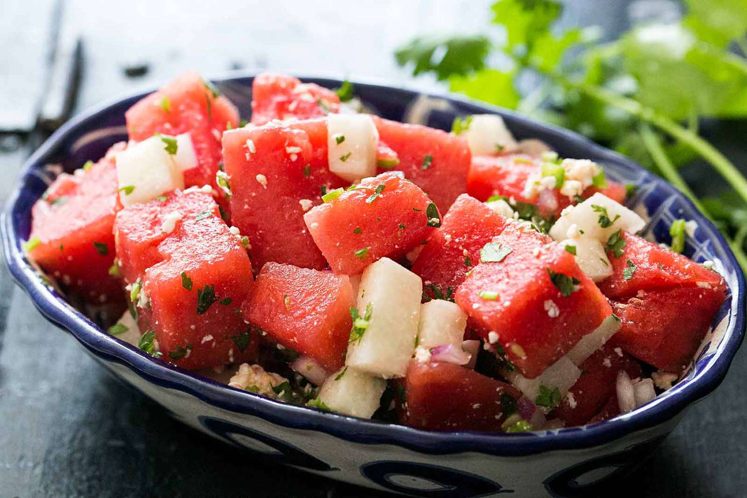 Watermelon Salad with Cotija