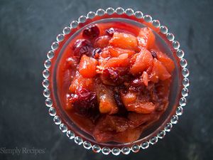 Apple Cranberry Chutney