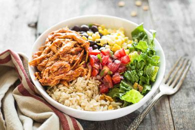 BBQ Chicken Burrito Bowls
