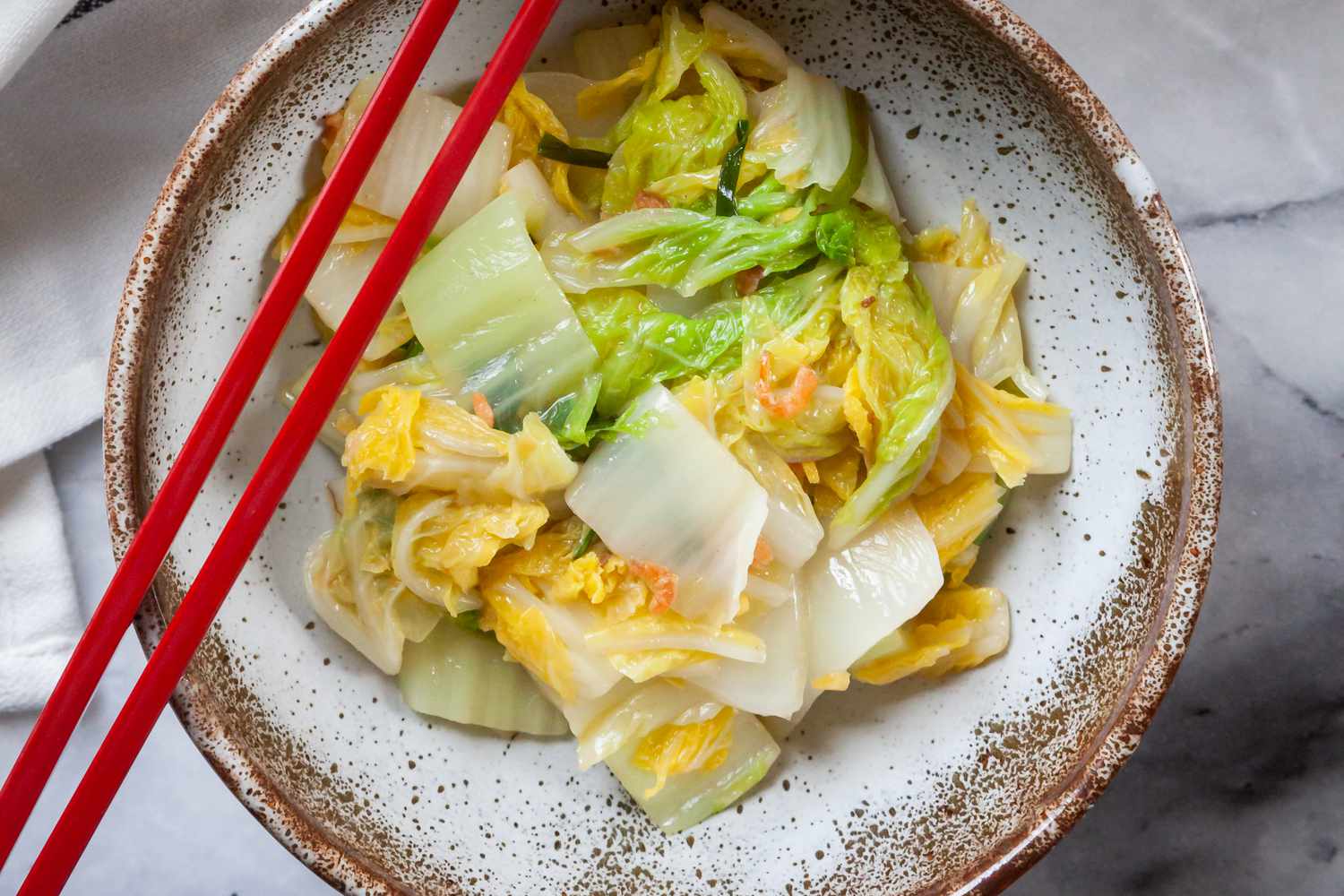 Napa Cabbage with Dried Shrimp