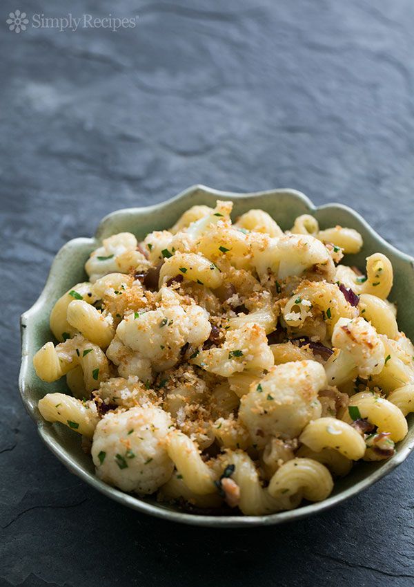 Cauliflower Pasta Bacon