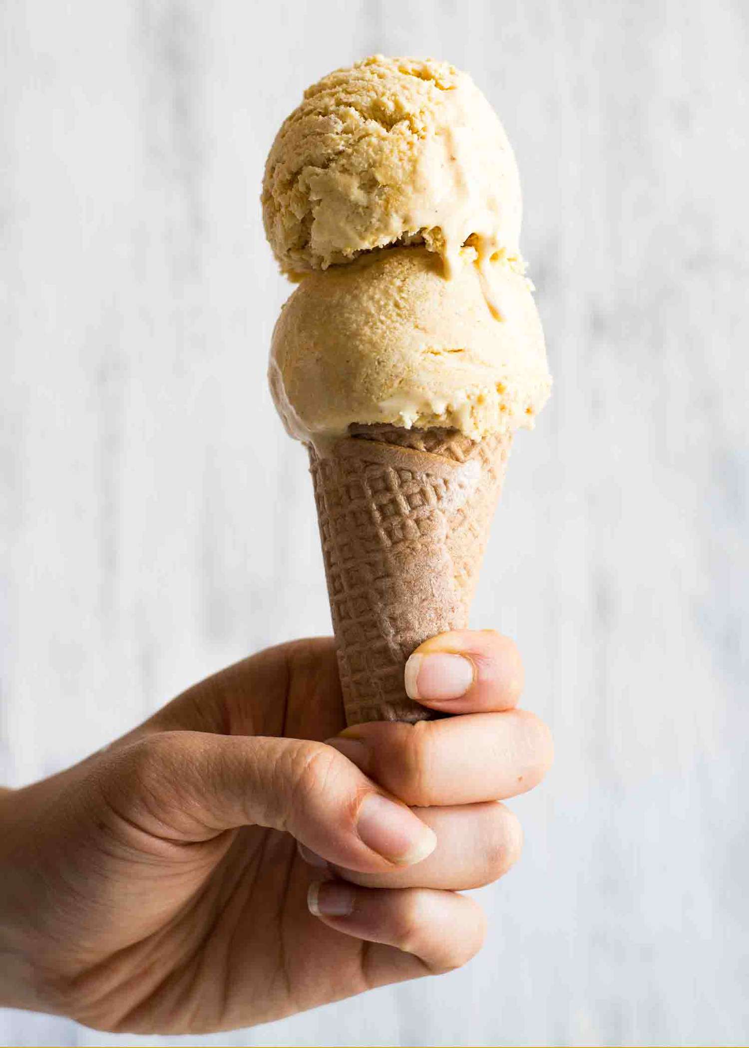 No-Churn Pumpkin Spiced Ice Cream