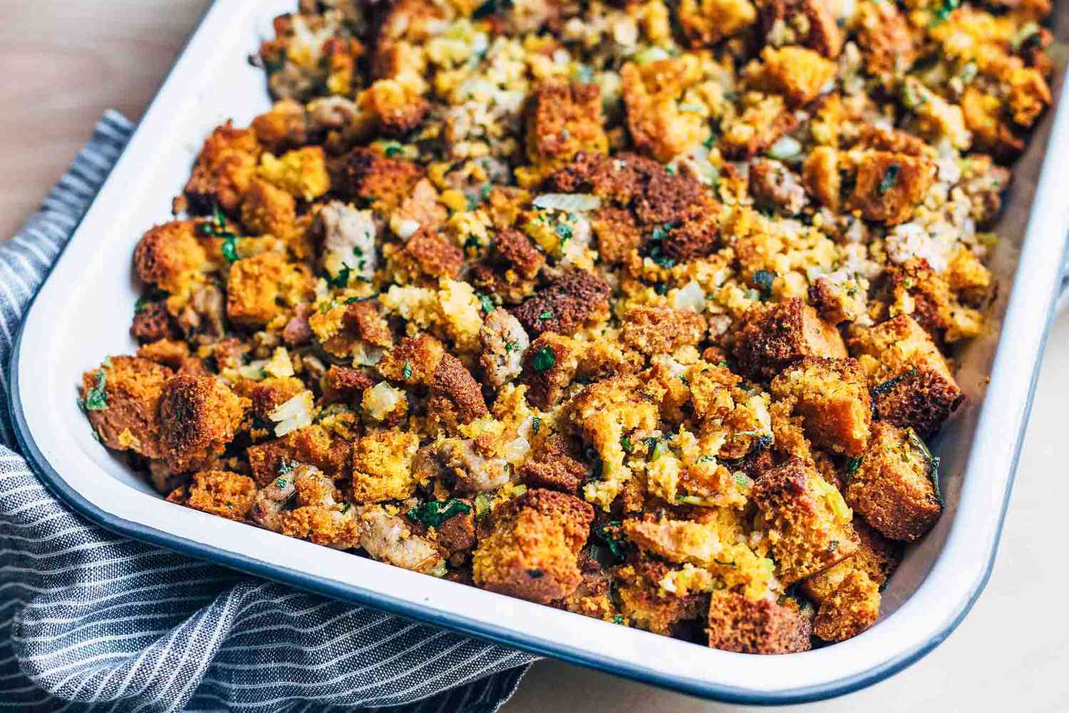Gluten Free Cornbread Sausage Stuffing Recipe