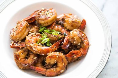 Ginger Sesame Garlic Shrimp