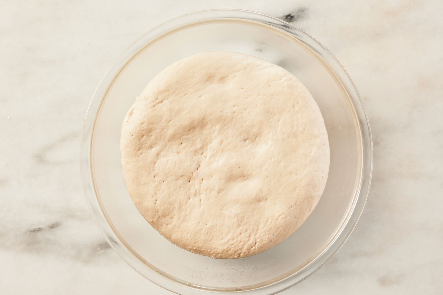 grandma pizza dough after proofing 