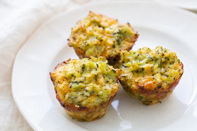 Plate of Cheddar Egg Bites