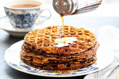 Crispy Gluten-Free Almond Flour Waffles