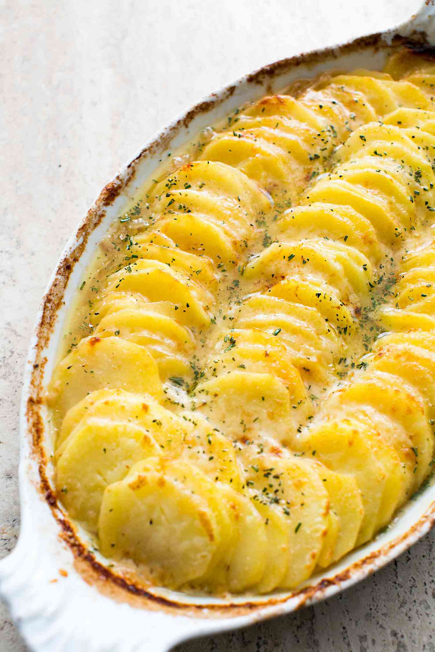 Scalloped Potatoes with Onions and Gruyere