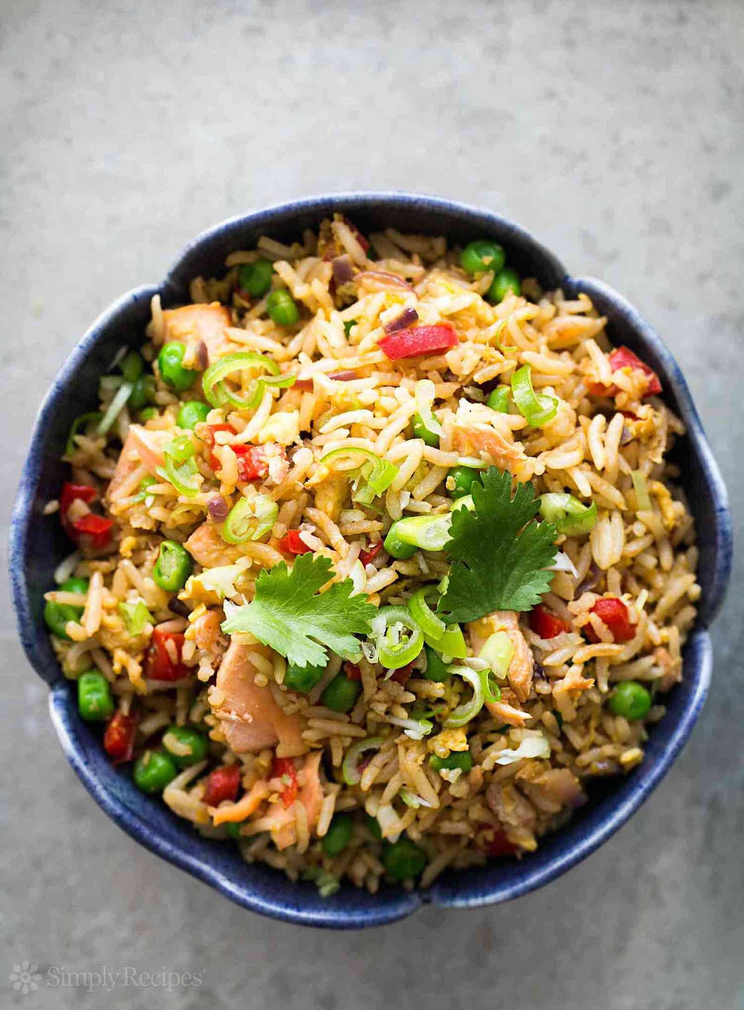 Salmon Fried Rice recipe