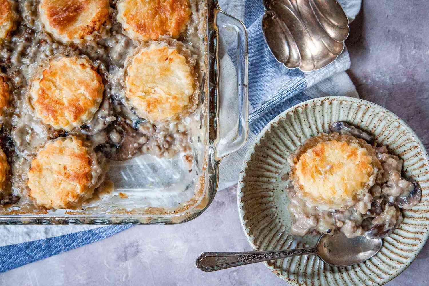 Biscuits and Gravy Bake
