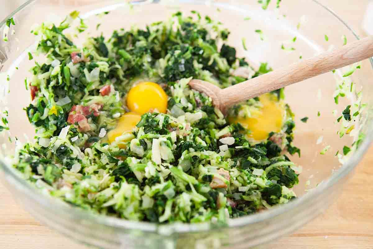 filling for spinach zucchini gratin