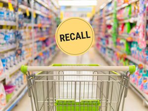 Recall image with shopping cart.