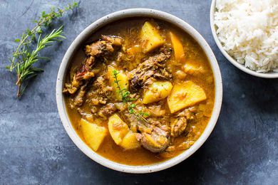 Lamb Curry in bowl