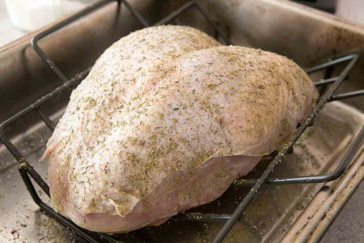 seasoned turkey breast
