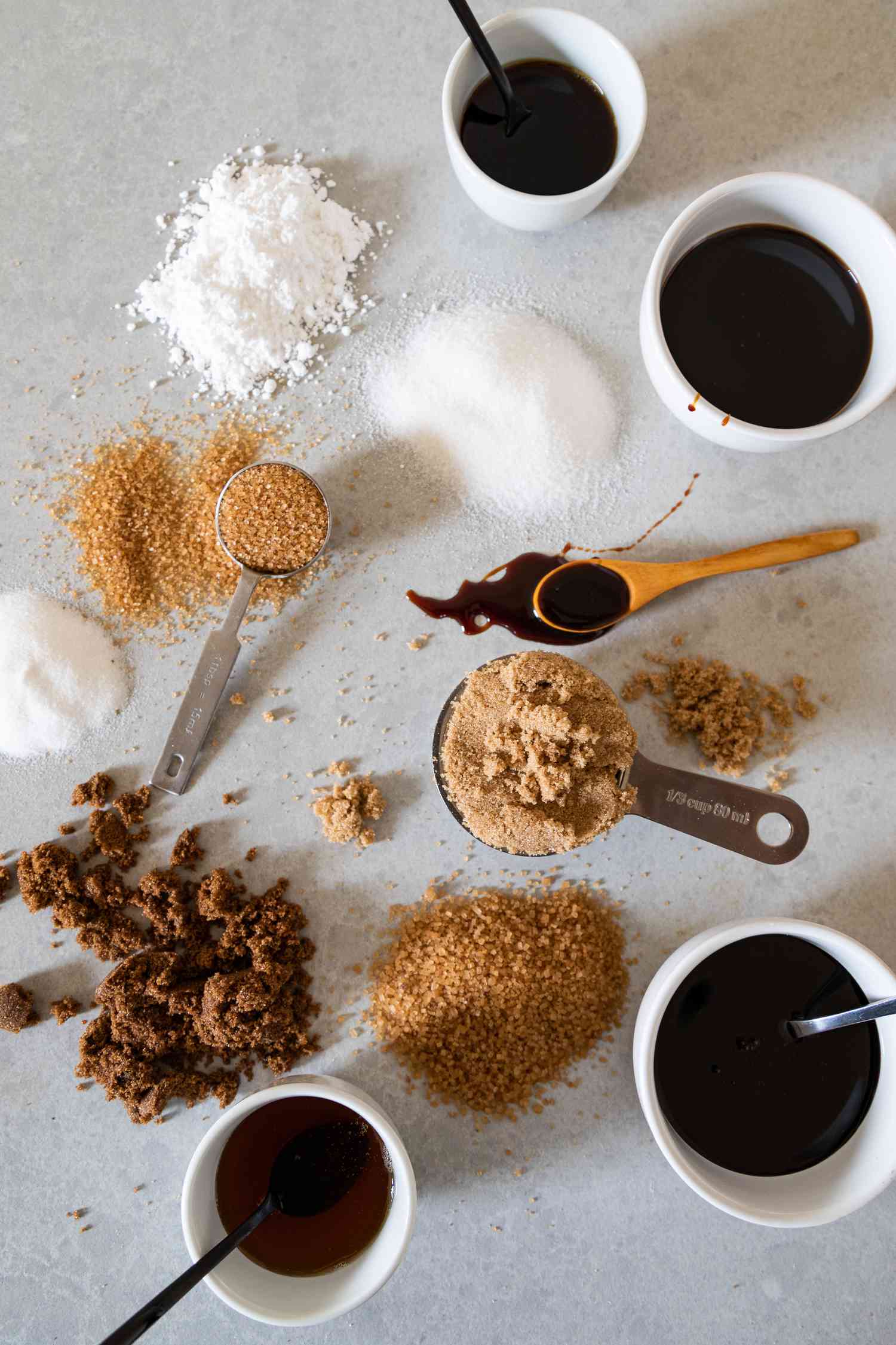 Liquid and dry sugar varieties
