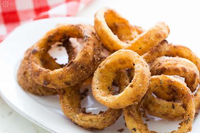 Homemade Onion Rings extra crunchy