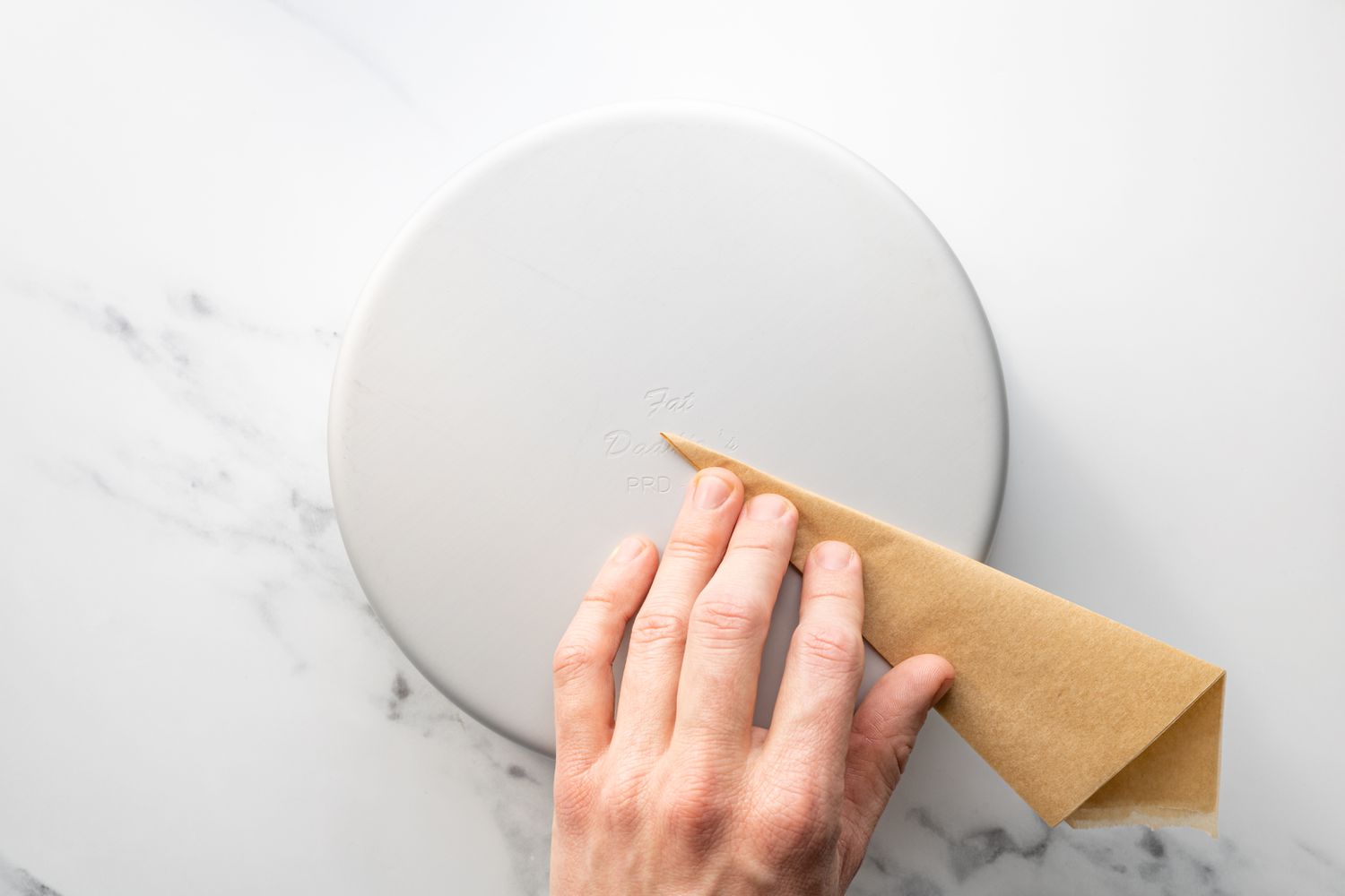 How to line a cake pan with parchment paper