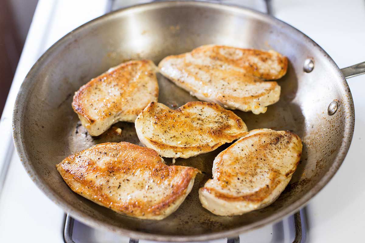 Skillet Chicken with Bok Choy