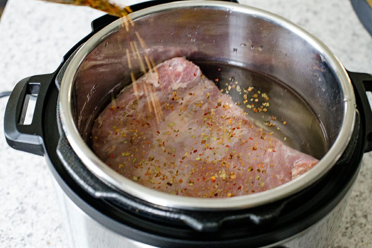 Irish Corned Beef and Cabbage - instant pot with corned beef