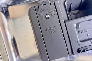 Rinse Aid compartment in dishwasher