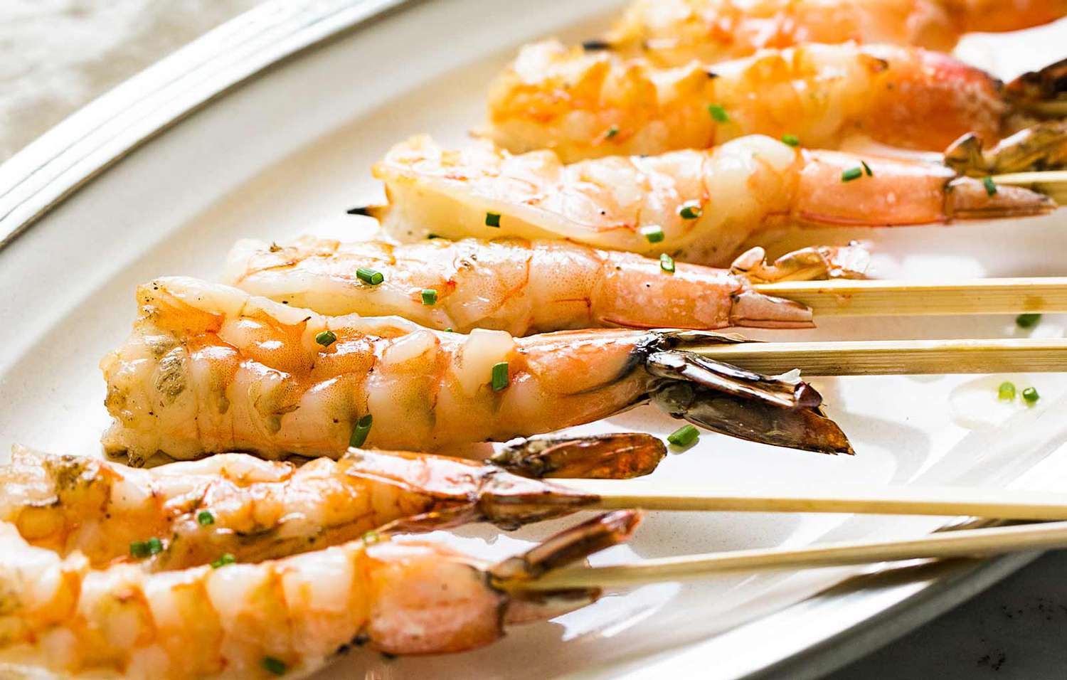 Grilled Garlic Shrimp Skewers