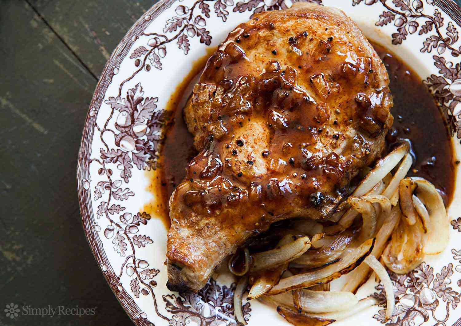 Vermont Maple Syrup Pork Chops