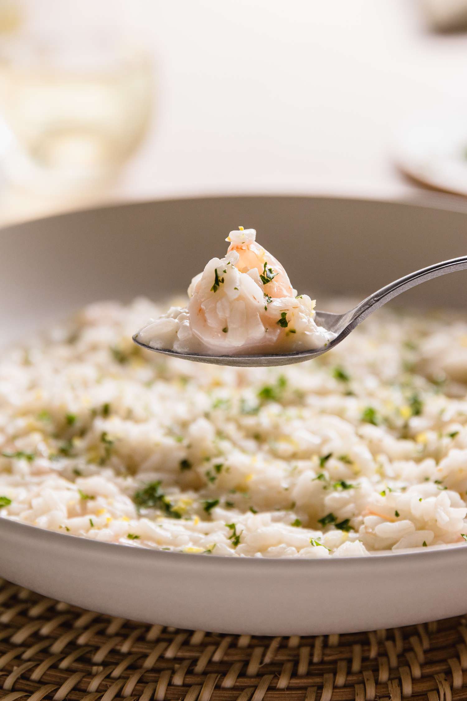 Spoonful of Shrimp Risotto